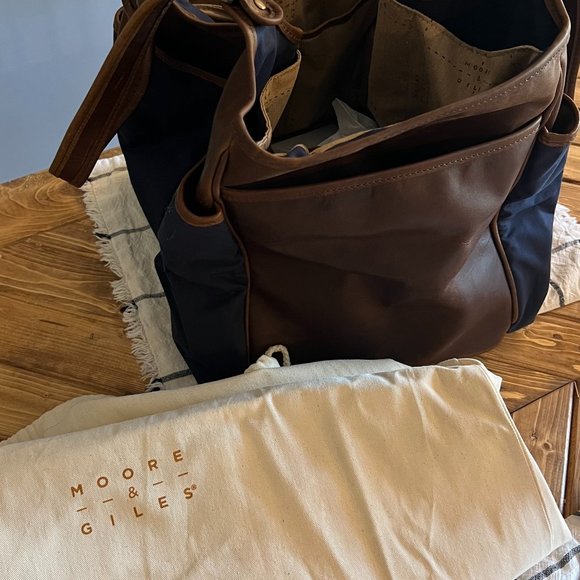 Moore & Giles Bags Moore Giles Natural Leather Belle Picnic Tote Poshmark